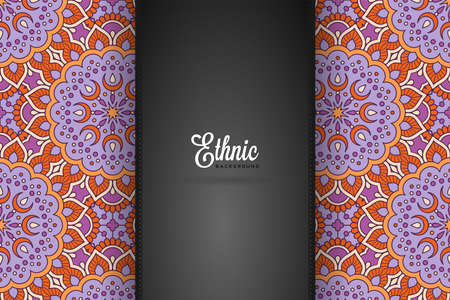 luxury ornamental mandala design backgroundのイラスト素材