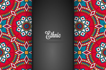 luxury ornamental mandala design backgroundのイラスト素材