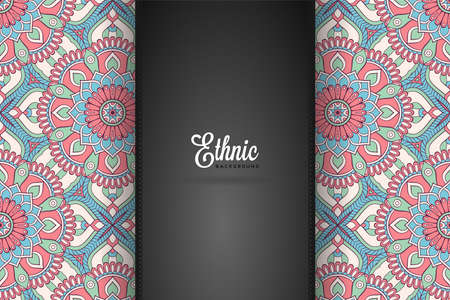 luxury ornamental mandala design backgroundのイラスト素材