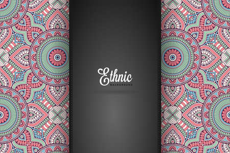 luxury ornamental mandala design backgroundのイラスト素材