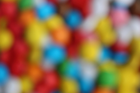 blurry background of all colors of the rainbow in circlesの写真素材