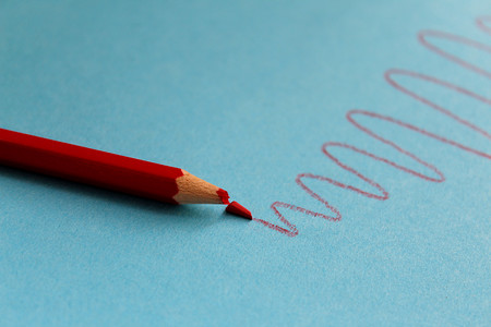 The pencil lead at a time for drawingの写真素材