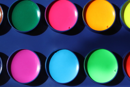 Texture  paints of different colorsの写真素材
