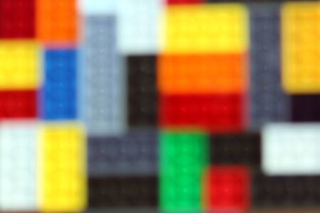 Blurred texture with different sizes rectangles and vibrant colorsの写真素材