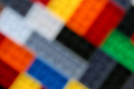 Blurred texture with different sizes rectangles and vibrant colorsの写真素材