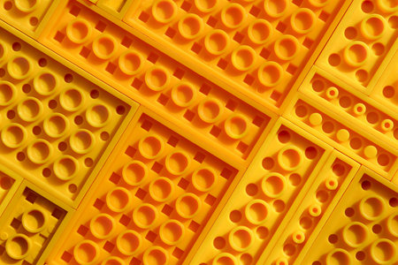 Texture childrens building game yellow diagonal rectangle