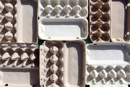 Abstract texture from egg cartons.