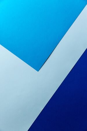 Paper background of three trending colors for writing text. Ready-made solution for the designer.の写真素材