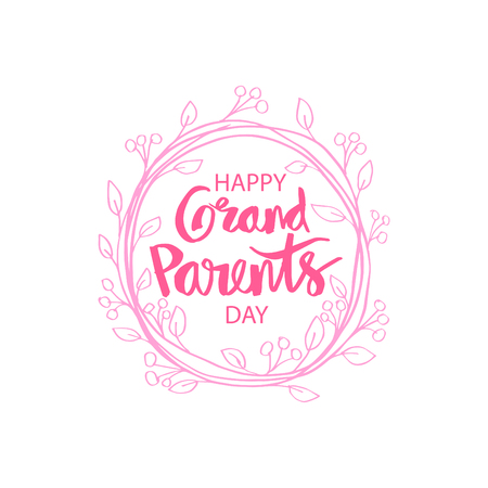 Happy grandparents dayのイラスト素材