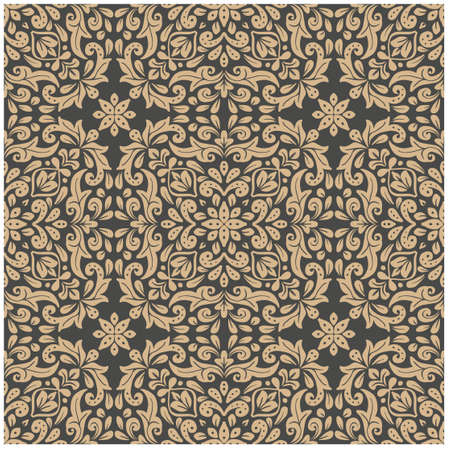 Seamless Floral Pattern Vintage Backgroundのイラスト素材