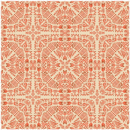 Seamless pattern abstract ethnic ornament art mandala