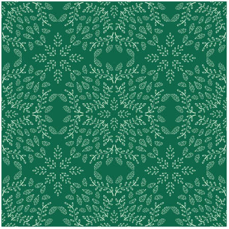 Hand drawing mandala floral seamless patternのイラスト素材