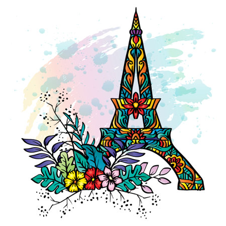 Doodle Of Yogyakarta City Of Indonesiaのイラスト素材