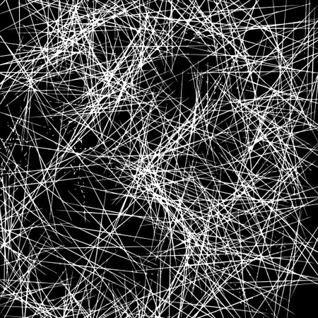 Abstract asymmetrical texture with random chaotic linesのイラスト素材