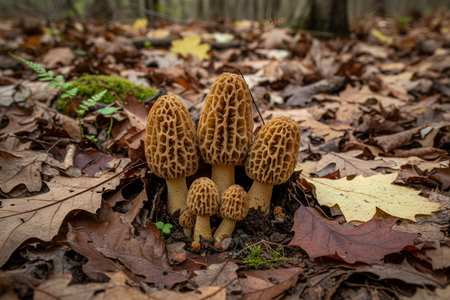 morchella-esculenta-These edible fungi are a find for foragers in the spring, often found in wooded...