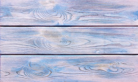 Painted blue colored wood backgroundの写真素材