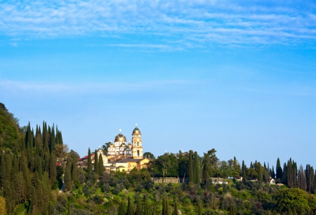 Church on the hillの写真素材