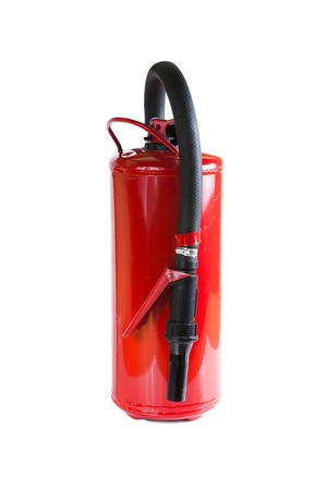 fire extinguisher isolated on white backgroundの写真素材