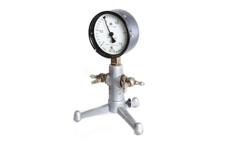 the pressure measurement device isolated on a white background