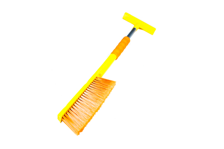car brush isolated on white backgroundの写真素材