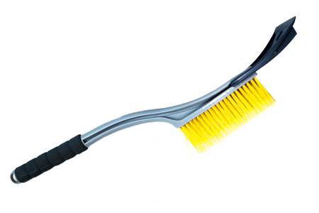 car brush isolated on white backgroundの写真素材