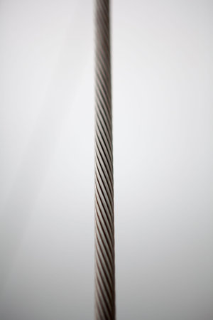 iron wire close up