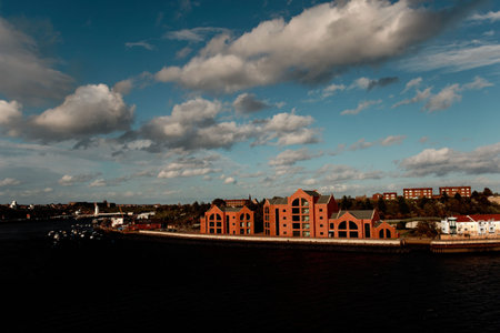 Newcastle South Tyne Long Row, ENGの写真素材