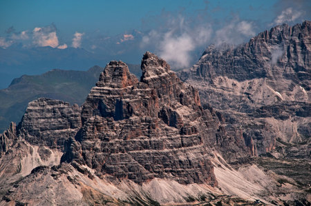 Tre Cime Di Lavaredo Cortina Dの写真素材