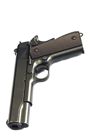 pneumatic gun on a white background. February 23の写真素材