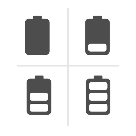 Battery Iconsのイラスト素材