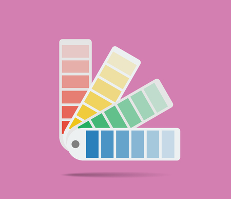 Color swatch themeのイラスト素材