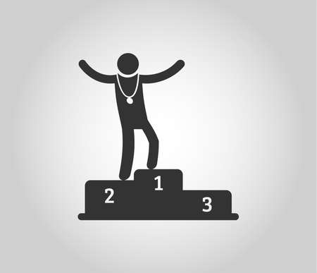Successful man vector illustrationのイラスト素材