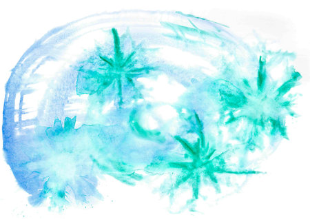 Abstract watercolor background. Hand painted background. Illustration.