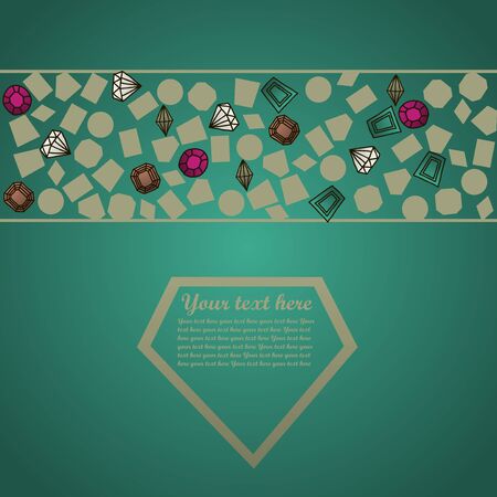 Gems setのイラスト素材