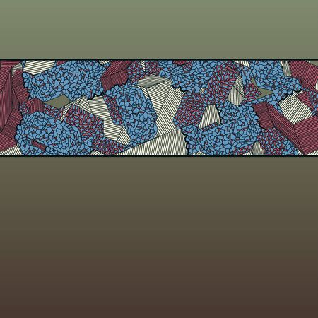 Abstract roads setのイラスト素材