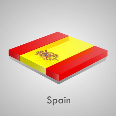 European flags set  glossy bricks のイラスト素材