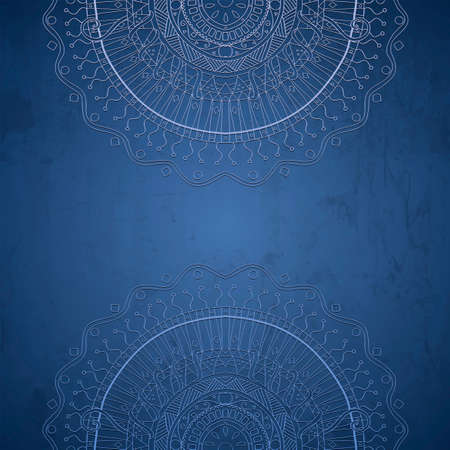 Grunge lace ornament のイラスト素材