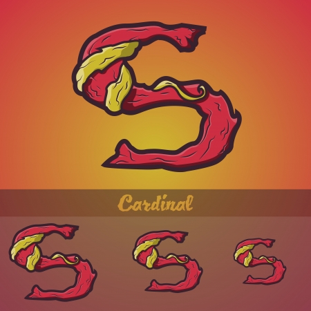 Halloween decorative alphabet - Tree   roots のイラスト素材