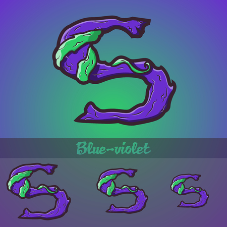 Halloween decorative alphabet - Tree   roots のイラスト素材