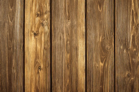 Beautiful wooden planks are arranged neatly to display their natural grains and colors. The warmth of the wood adds a cozy feel to any space or project.の素材