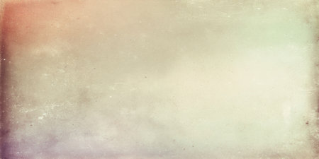 A soft and subtle color gradient creates a calming atmosphere. The background features vintage textures, adding depth and an artistic quality to the scene.の素材