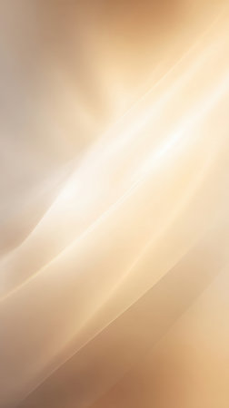 Gentle light waves blend softly, creating a soothing background for various design projects or presentations. The warm tones evoke a serene atmosphere.の素材