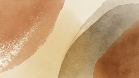 Soft colors blend together in an abstract design showcasing earthy tones and smooth curves, creating a calming and inviting atmosphere for any space.の素材