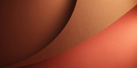 Soft curves in warm colors blend beautifully to form a calming wall design. This artistic arrangement generates a cozy atmosphere perfect for relaxation.の素材