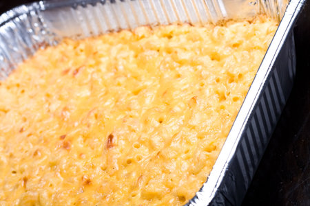 food close up macaroni and cheese nice colors の写真素材