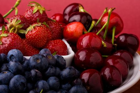 Fresh ripe fruit nice berry background imageの写真素材