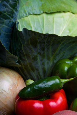 a ton of fresh vegetables from the farmers marketの写真素材