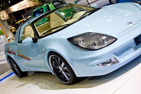 DETROIT - JANUARY 17:  Concept cars from the North American International Auto Show 2010 in Detroit, Michigan.のeditorial素材