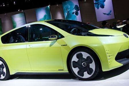 DETROIT - JANUARY 17:  Concept cars from the North American International Auto Show 2010 in Detroit, Michigan.のeditorial素材