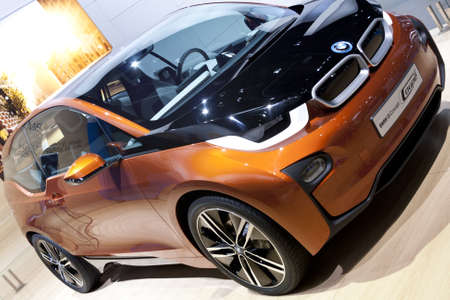 DETROIT - JANUARY 27 :The new i3 Concept Coupe at The North American International Auto Show January 27, 2013 in Detroit, Michigan. のeditorial素材